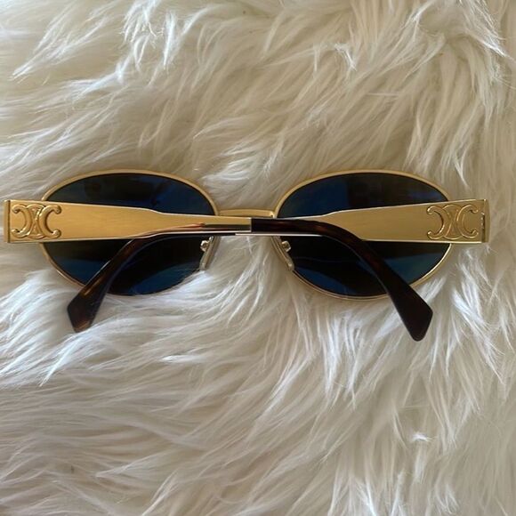 Gold Celine Sunglasses - Picture 4 of 5